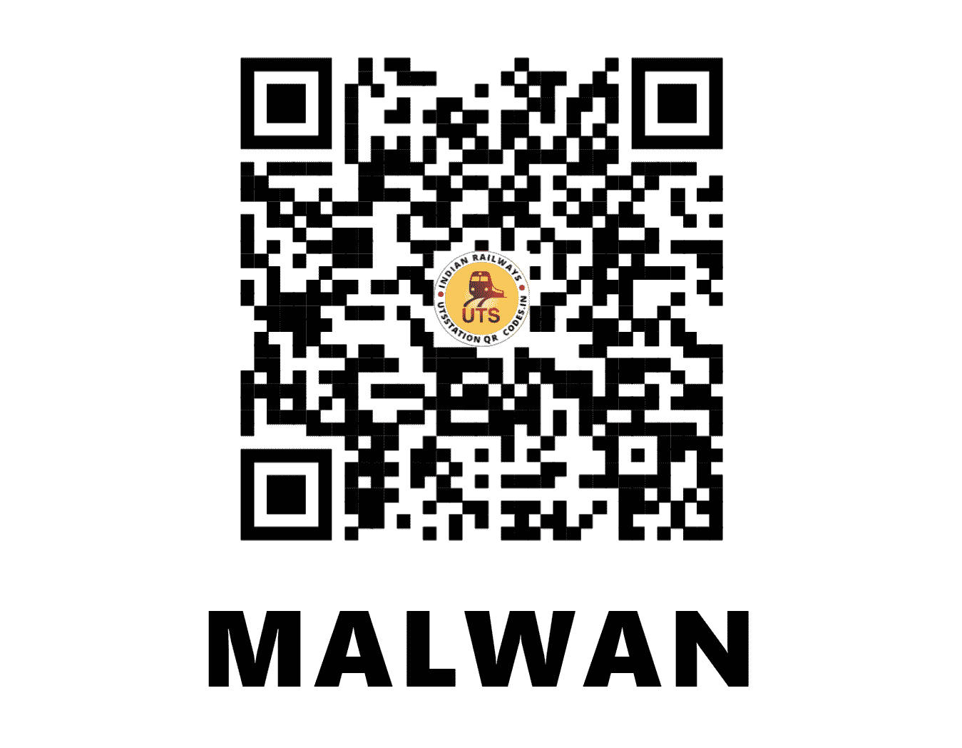 UTS QR Code for MALWAN - MWH - NC (UTTAR PRADESH)